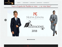 Tablet Screenshot of nuevaespanadepuebla.com